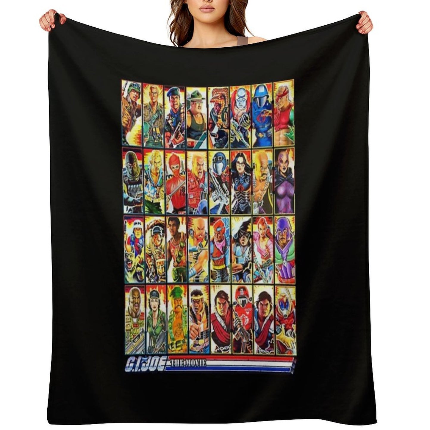 G.I. Joe in The 80s! Movie Edition! Travel-friendly Throw Blanket