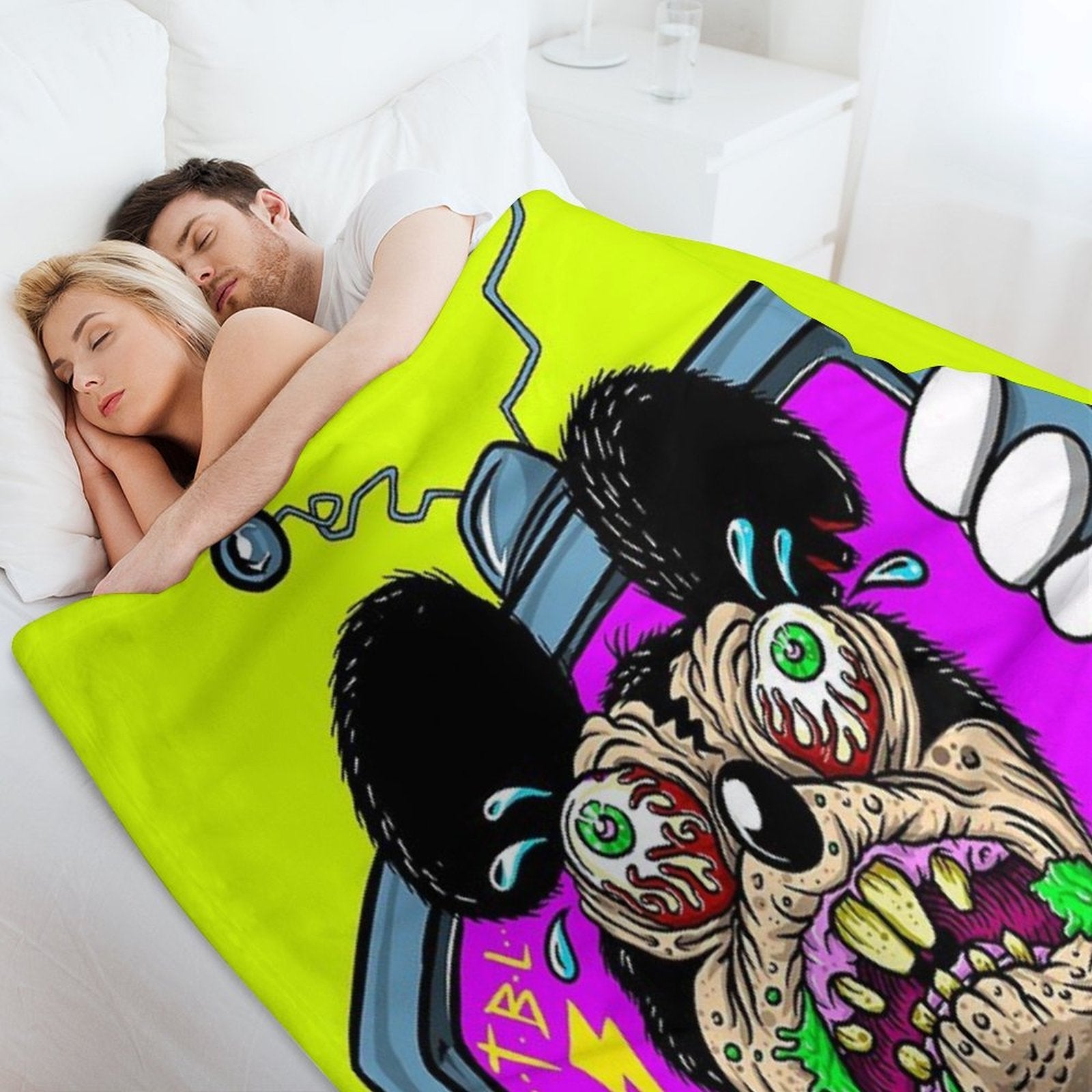 Cartoon Rodent Machine-washable Throw Blanket