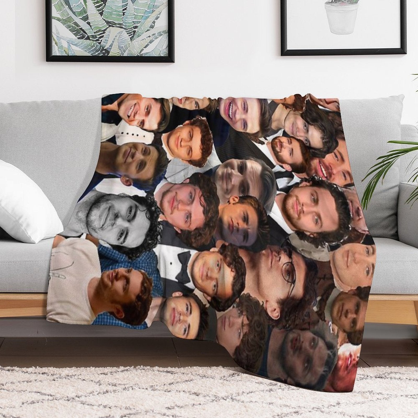Olivia’s Custom Design Machine-washable Throw Blanket