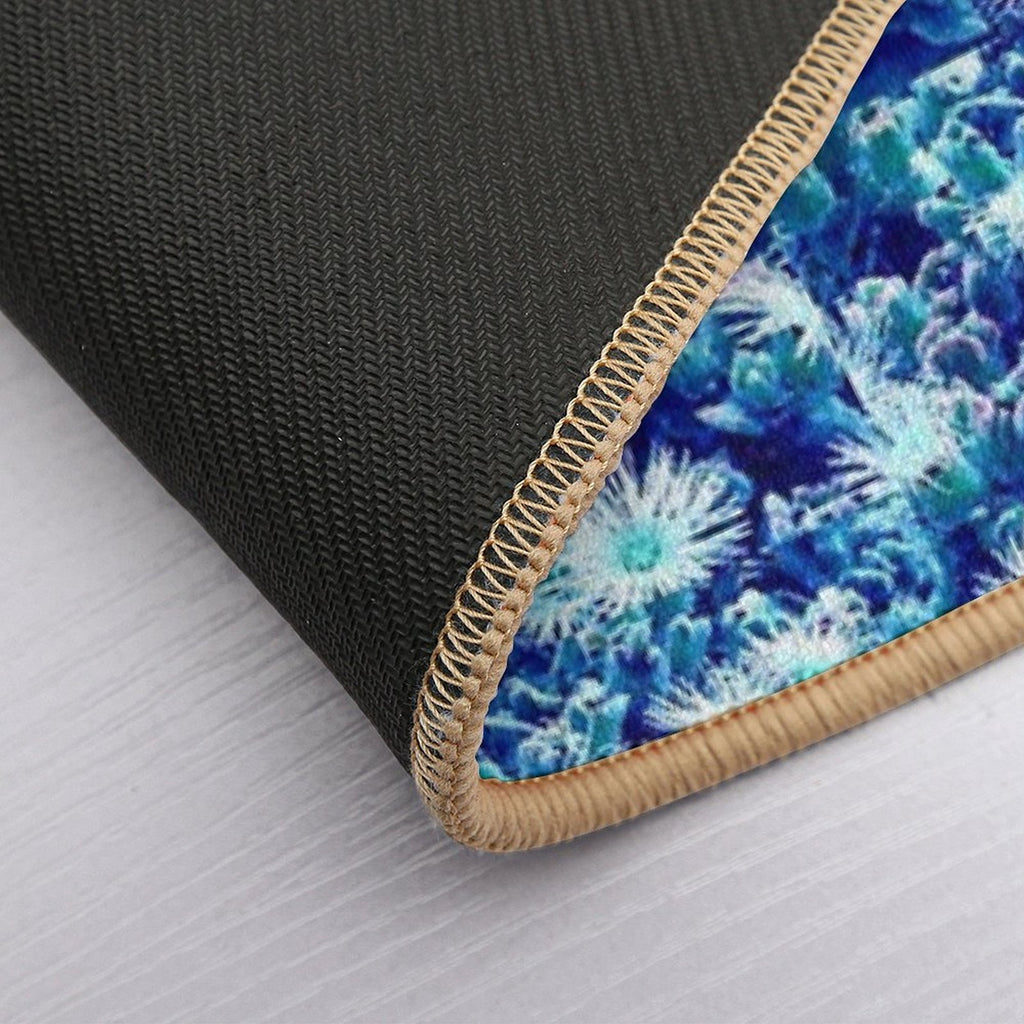 Blue Nature  Non-Slip Bath Mat