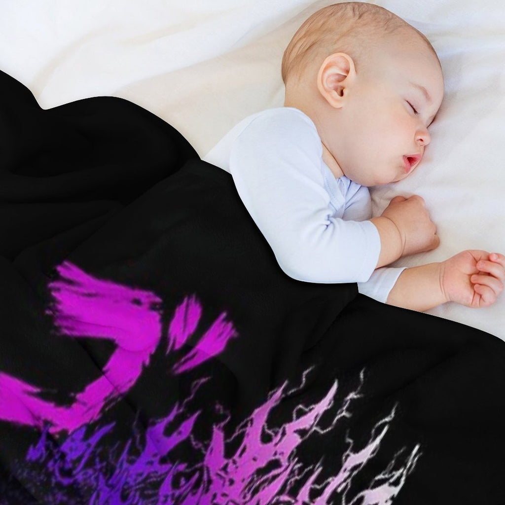 Gojira Millenium Godzilla 2000 Minus 1 Shin Black Light Travel-friendly Throw Blanket