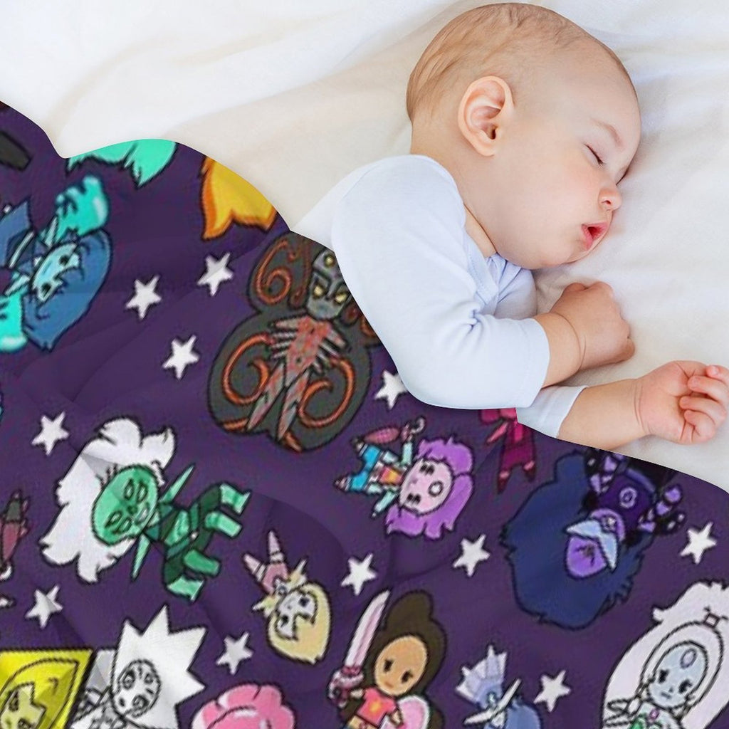 Crystal Gems Plush Throw Blanket