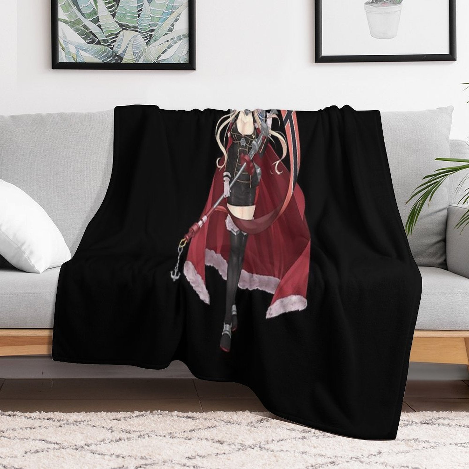 Azur Lane Bismarck Eco-conscious Throw Blanket