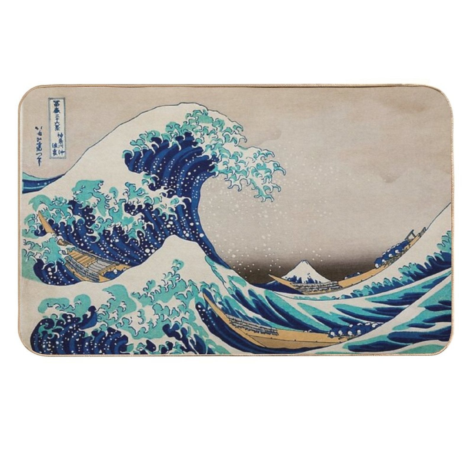 The Great Wave  Dirt-Trapping Bath Mat