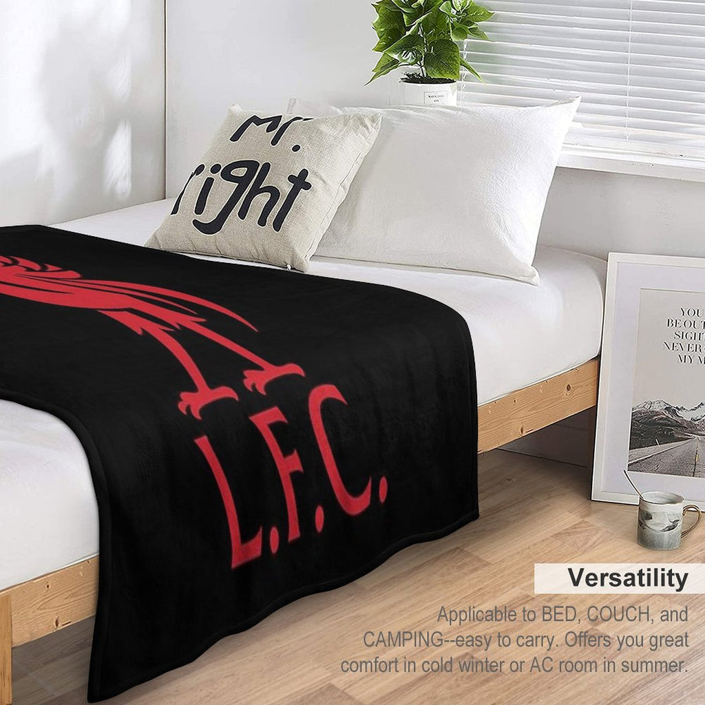 Class Is Permanent - Liverpool Red Eco-conscious Throw Blanket