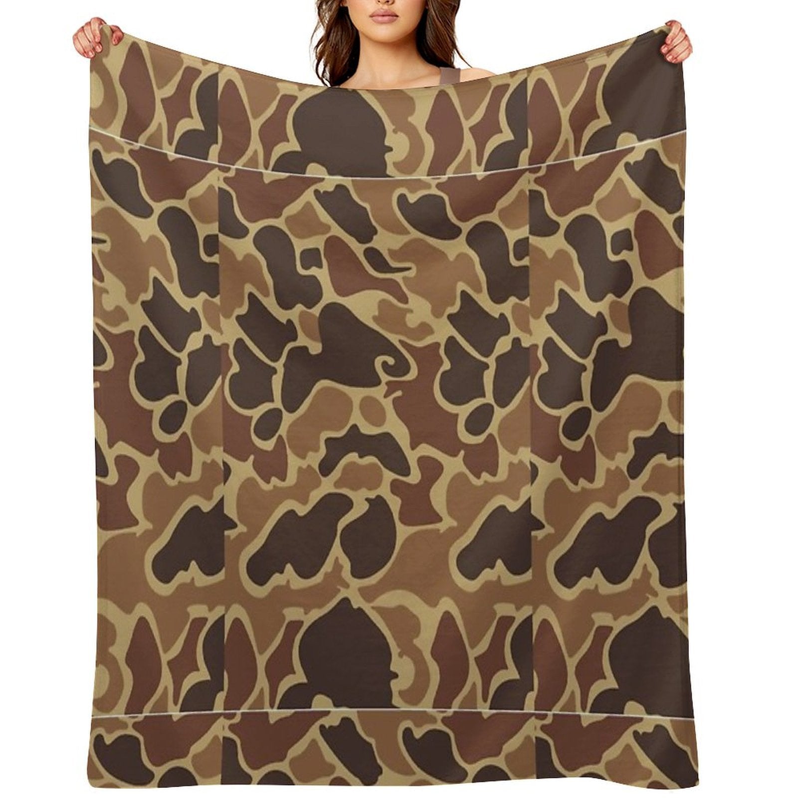 Duck Camo Comfort Throw Blanket