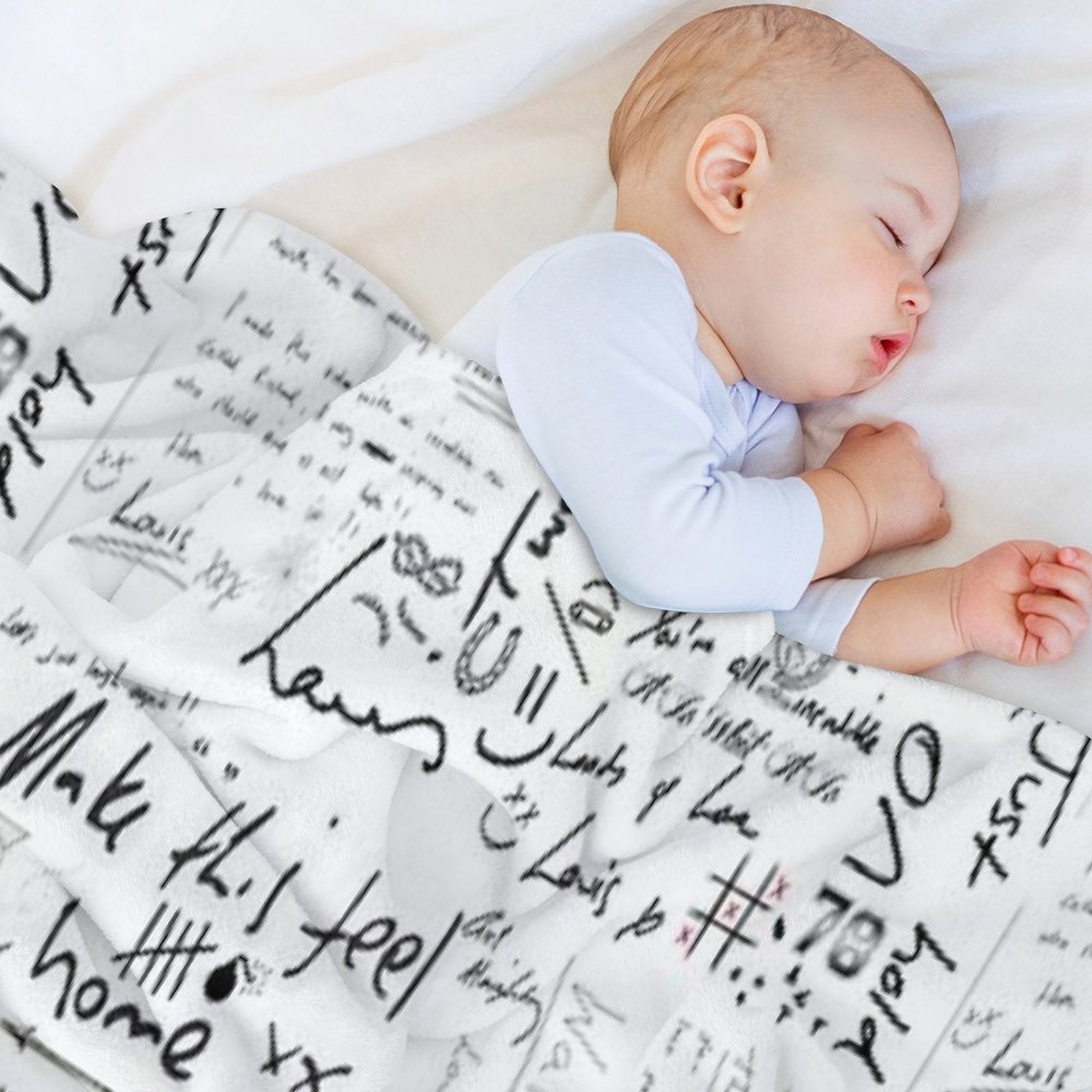 Louis Tomlinson Handwriting Quick-dry Throw Blanket