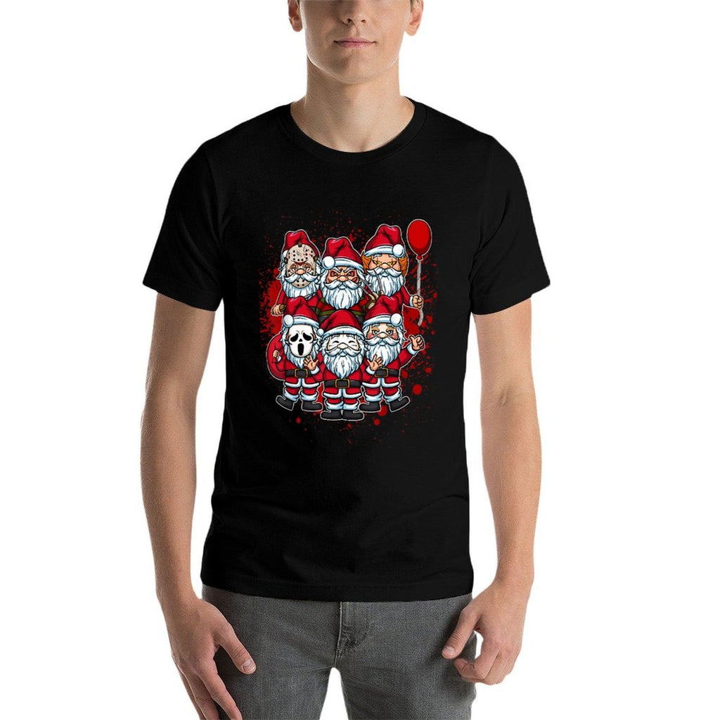 My Little Horror Crew - Christmas Horror Movie Santa Claus  Quick-drying T-Shirt