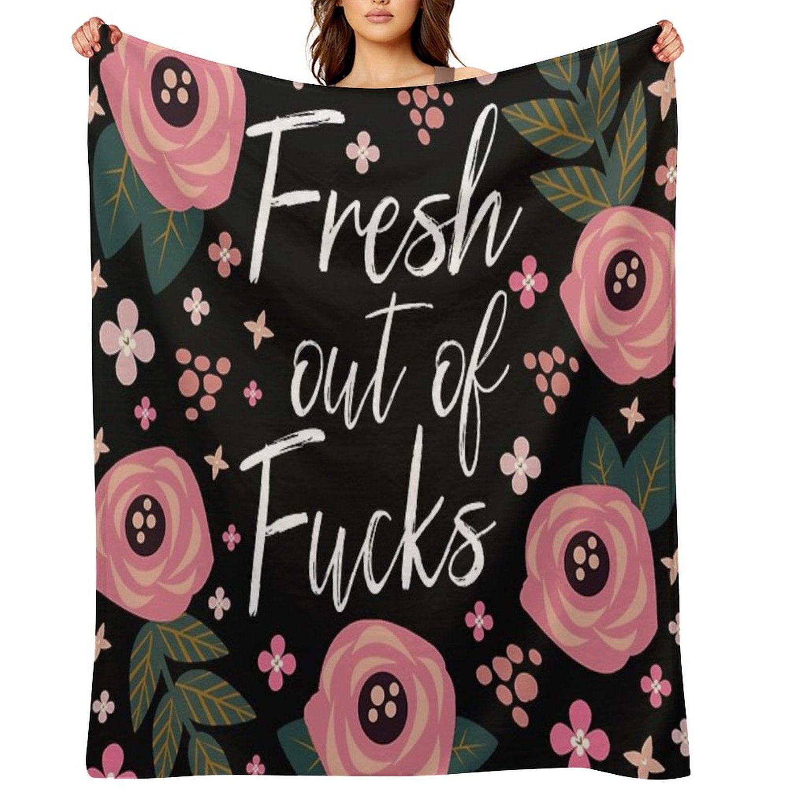 Fresh Out of Fucks Multi-functional Throw Blanket