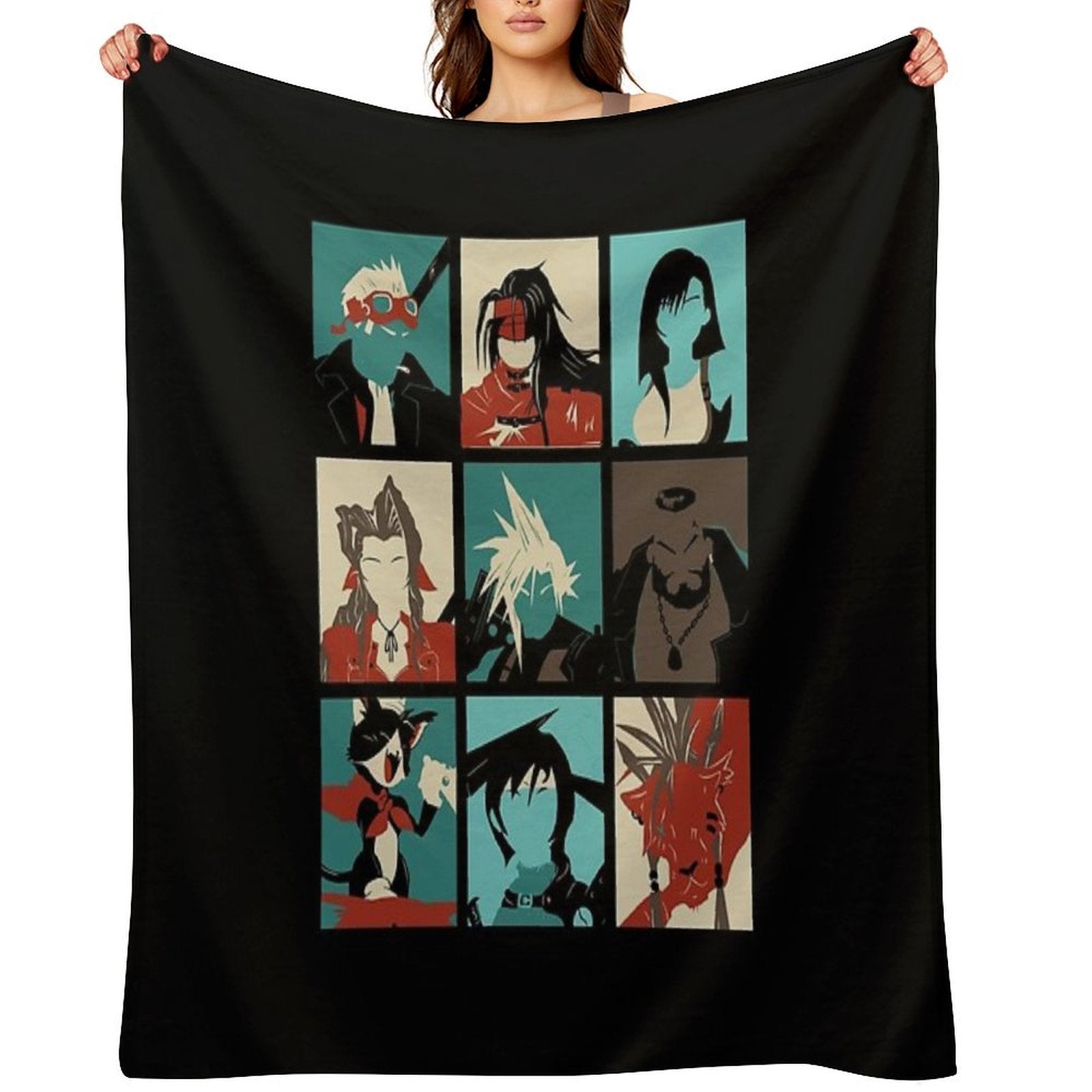 Fantasy Final Seven All-season Throw Blanket
