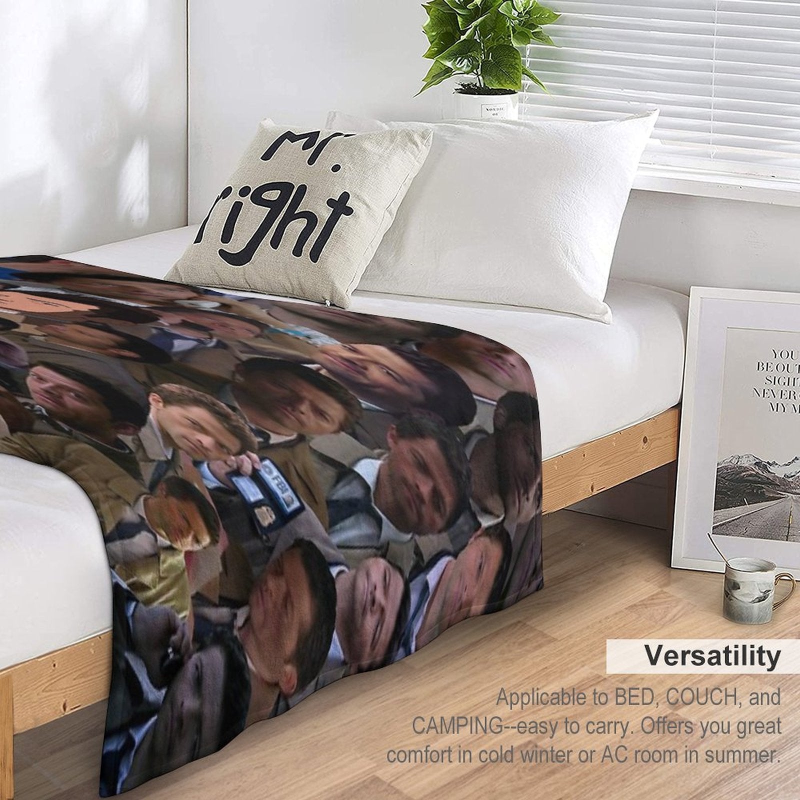 Castiel Collage Blanket All-season Throw Blanket