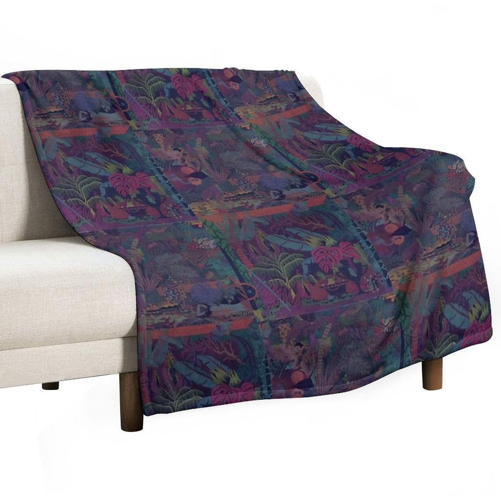 ZABA Patterns Glass Animals Sustainable Throw Blanket