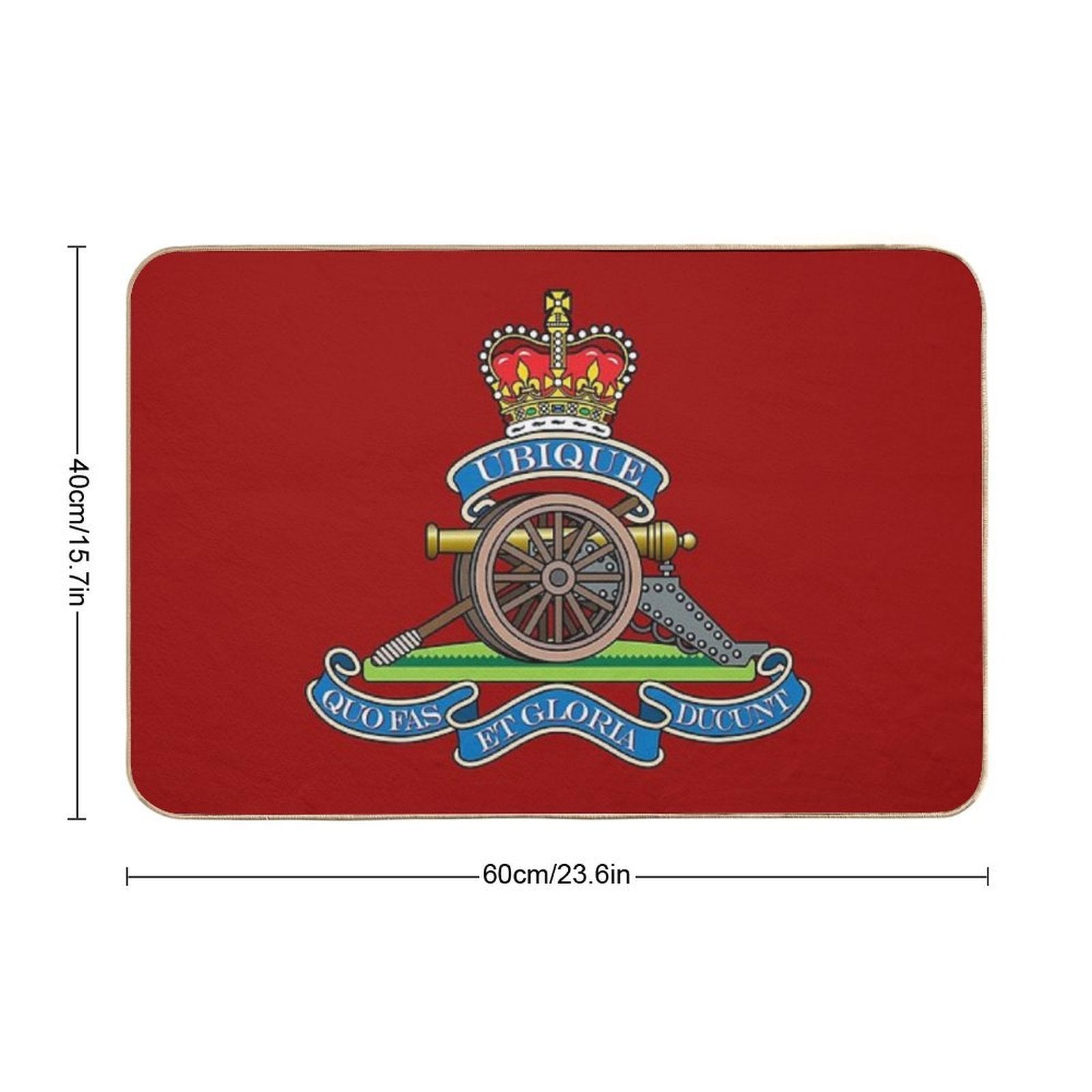 ROYAL REGIMENT OF ARTILLERY  Odorless Bath Mat