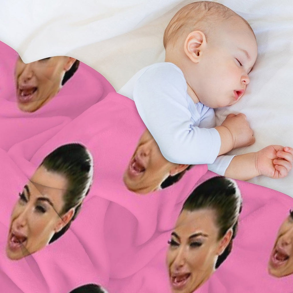 Crying Kim Kardashian All-season Throw Blanket