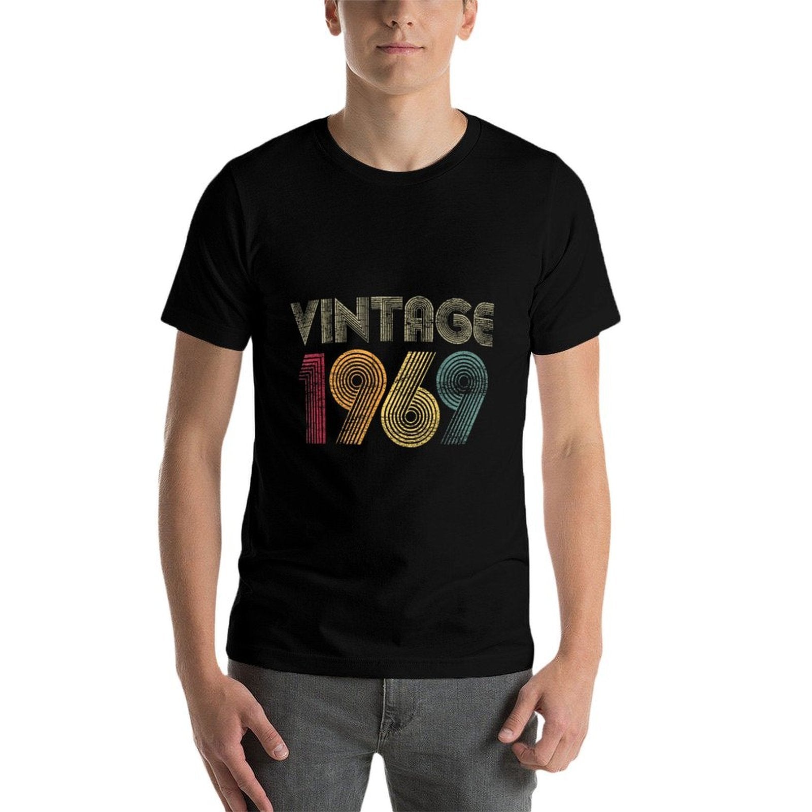 53rd Birthday Gifts Year Old - Vintage 1969  Easy-care T-Shirt