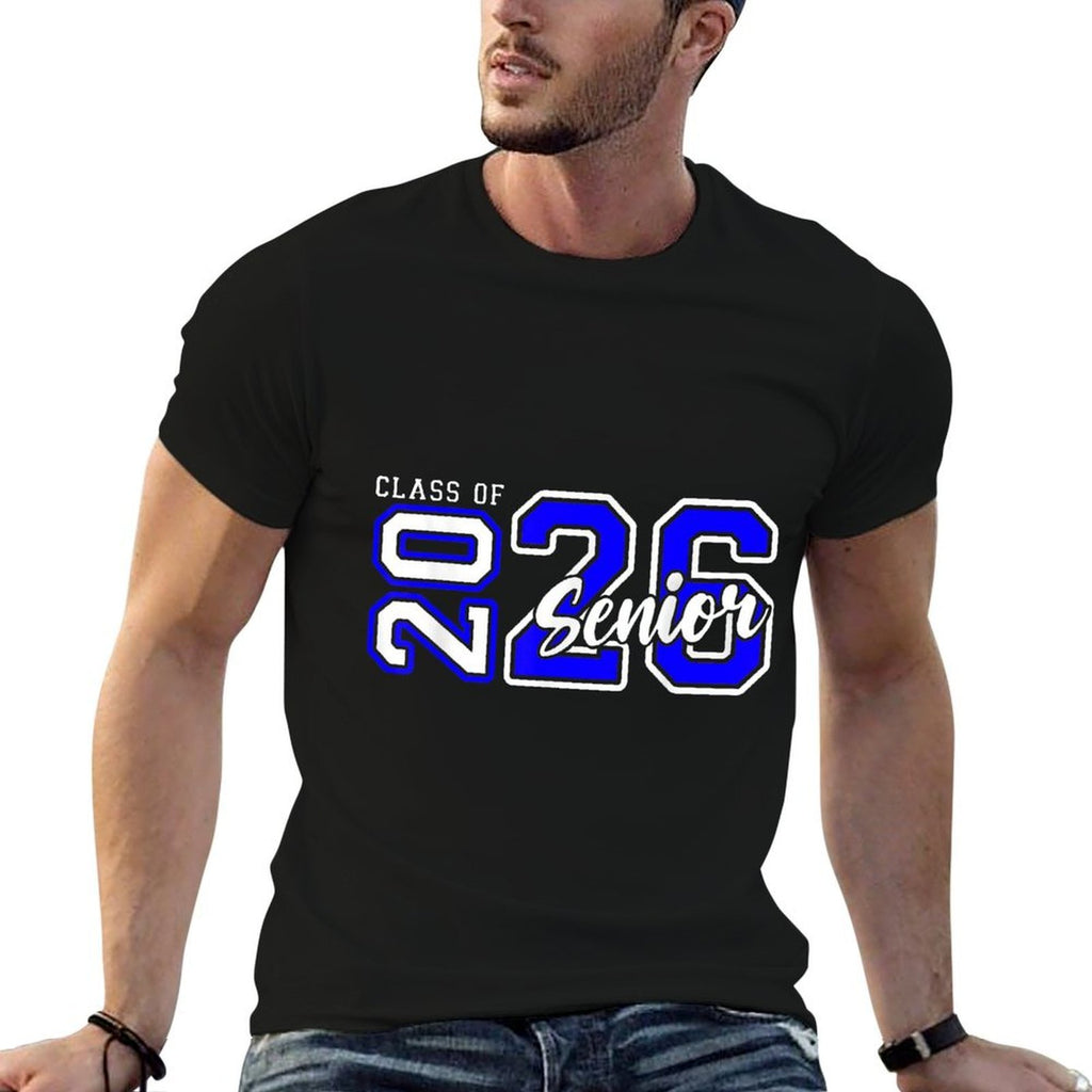 Senior 2026 Graduation My Last First Day Of Class Of 2026  Eco-friendly Material T-Shirt