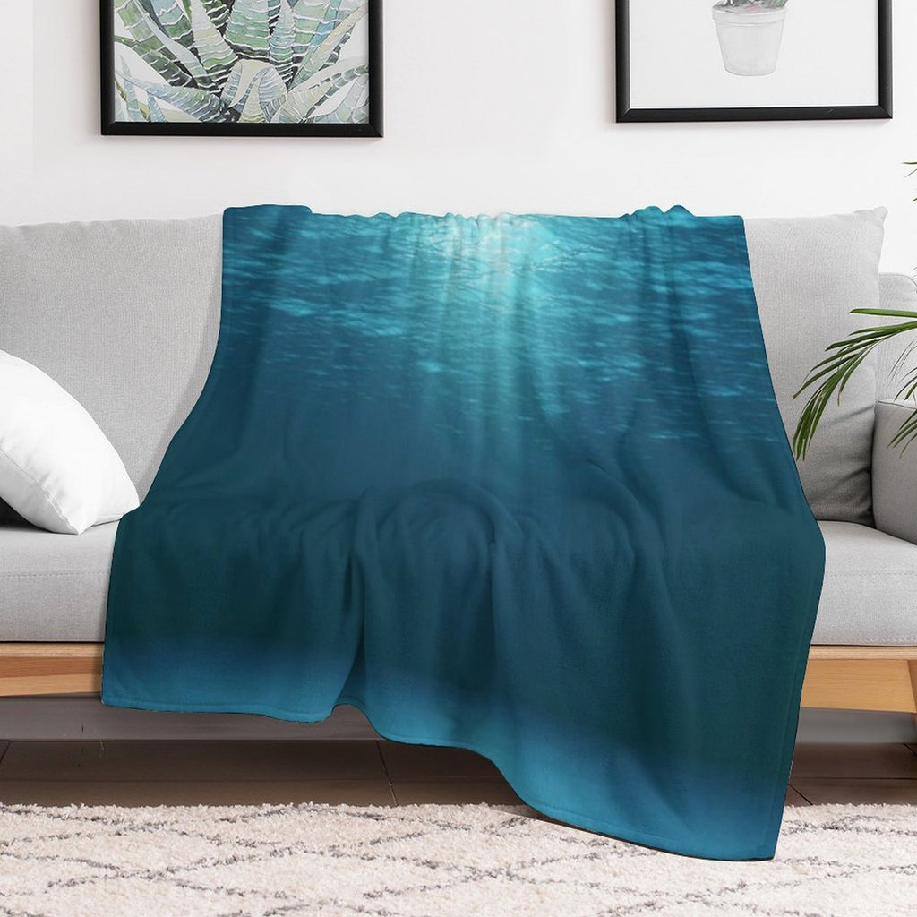 Look at Under The Sea Easy Care Throw Blanket