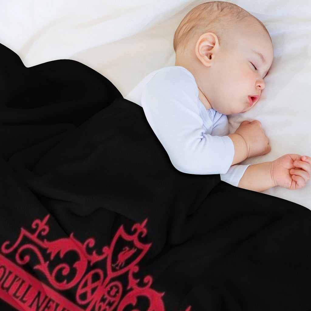 Classic Red Liverpool Emblem Easy Care Throw Blanket