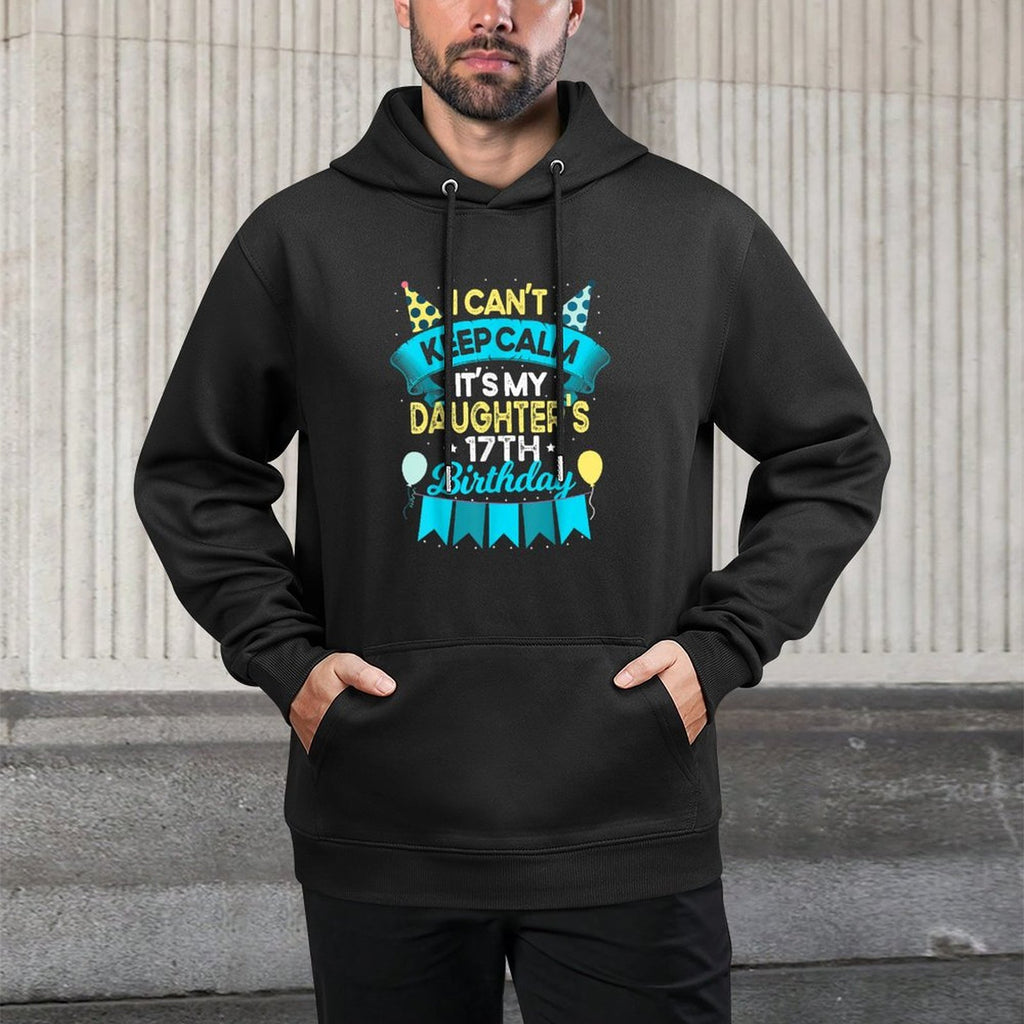 17 Years Old Daughter Gift It's My Daughter 17th Birthday Machine Washable Hoodie