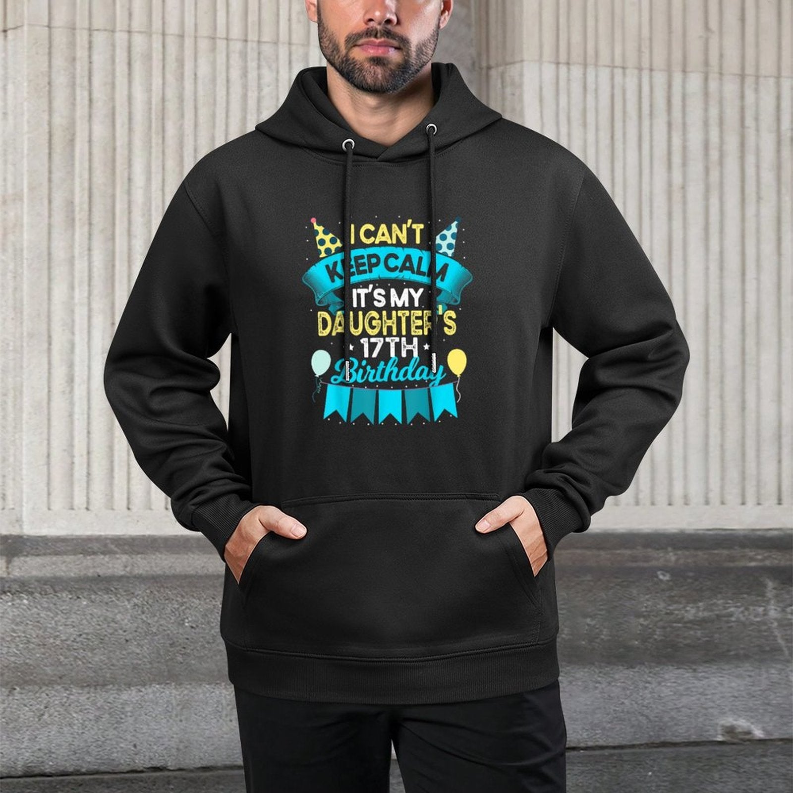 17 Years Old Daughter Gift It's My Daughter 17th Birthday Machine Washable Hoodie