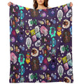 Crystal Gems Plush Throw Blanket