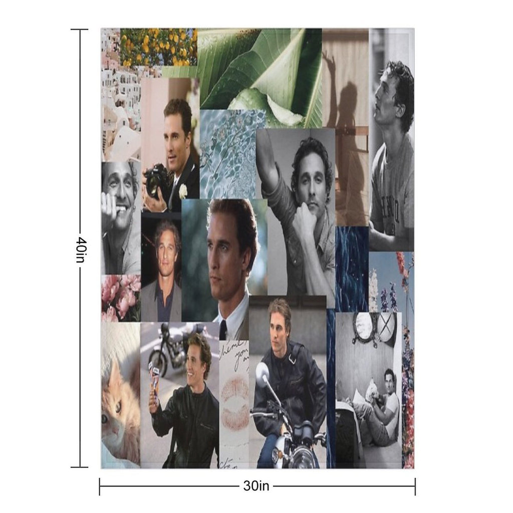 Matthew McConaughey Sustainable Throw Blanket