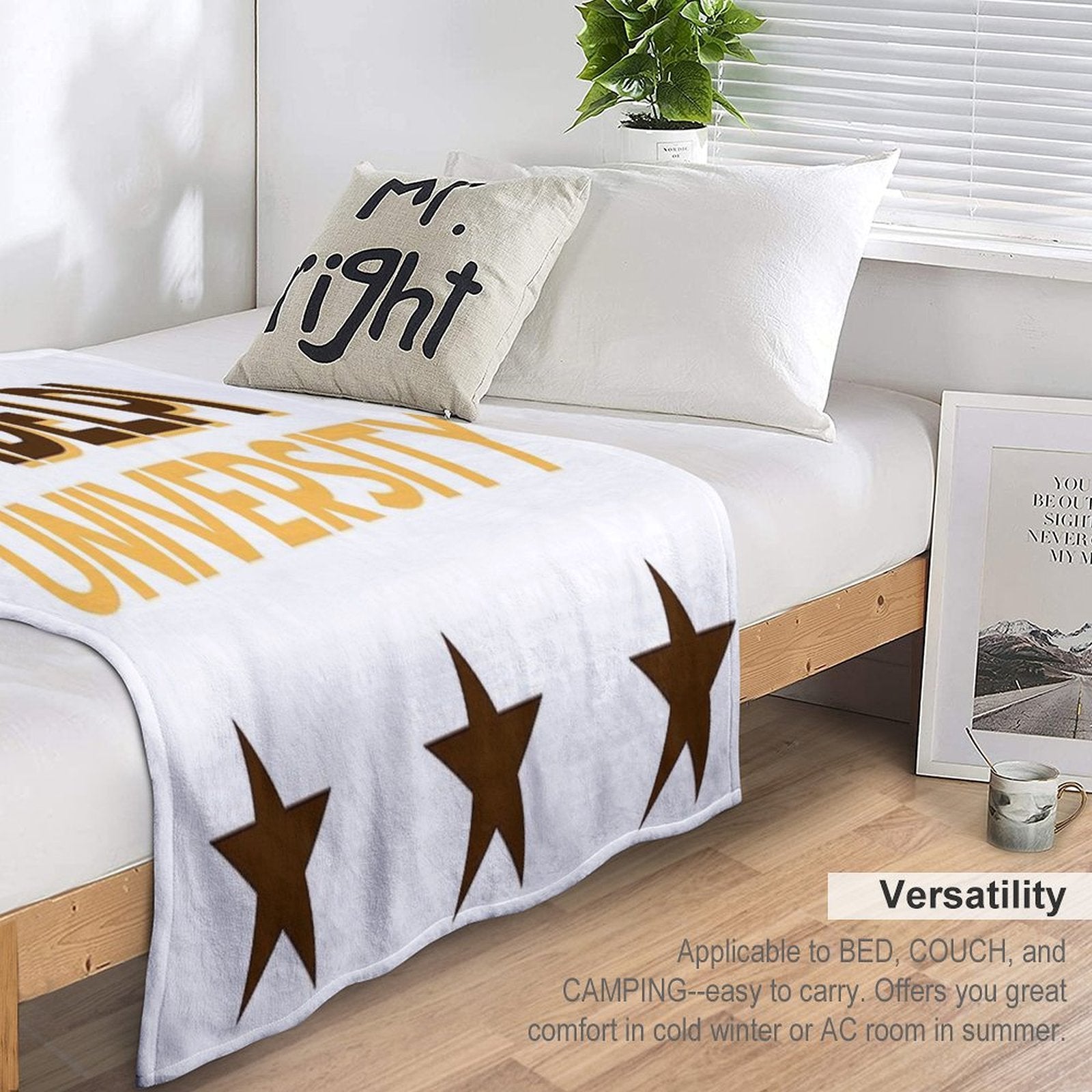 Adelphi University Gift-ready Throw Blanket