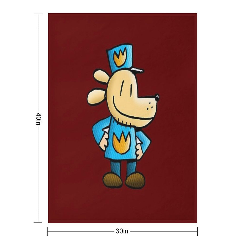 Dogman Shrink-resistant Throw Blanket