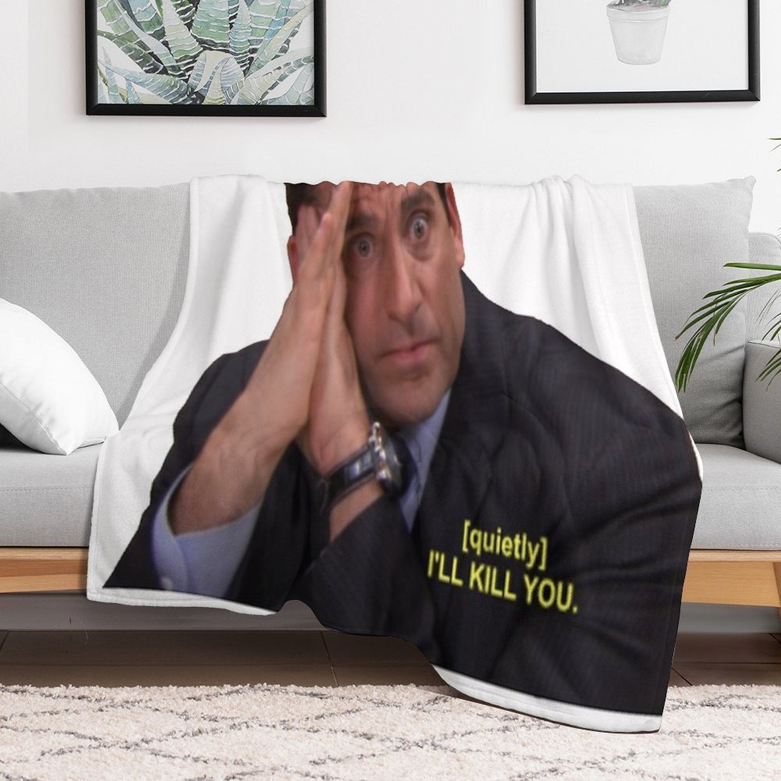 I'll Kill You Shrink-resistant Throw Blanket