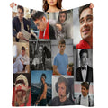 Charles Leclerc Picture Collage Premium Throw Blanket