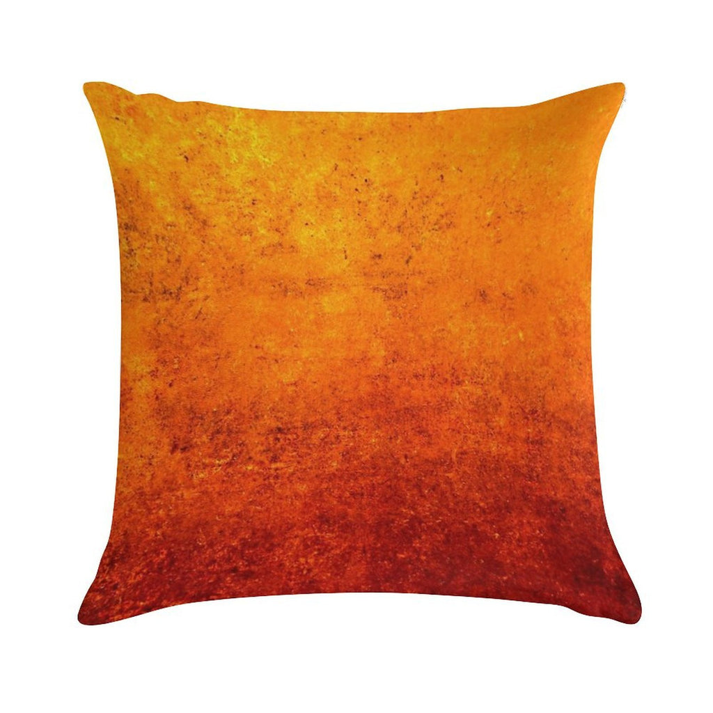 Orange Texture #2 Soft Fade-Resistant Throw Pillow