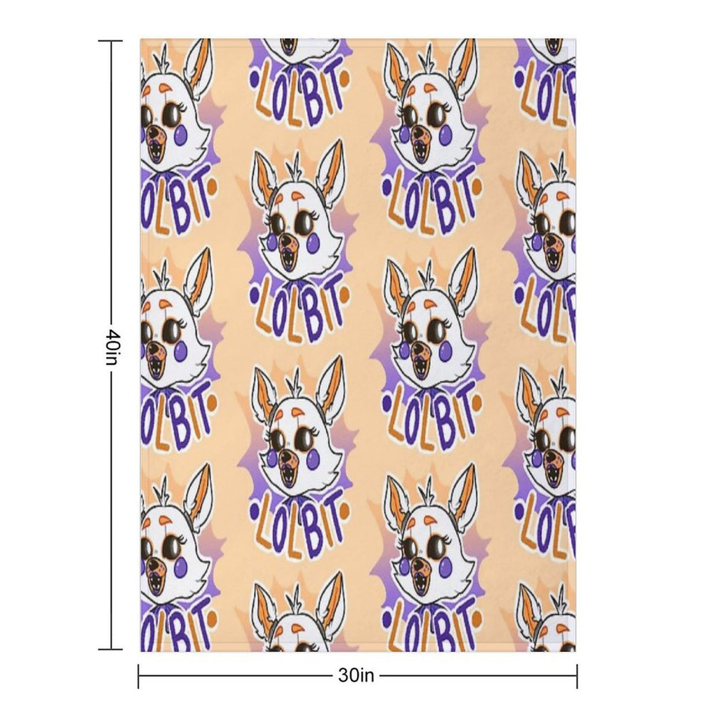 FNaF Lolbit Durable Throw Blanket