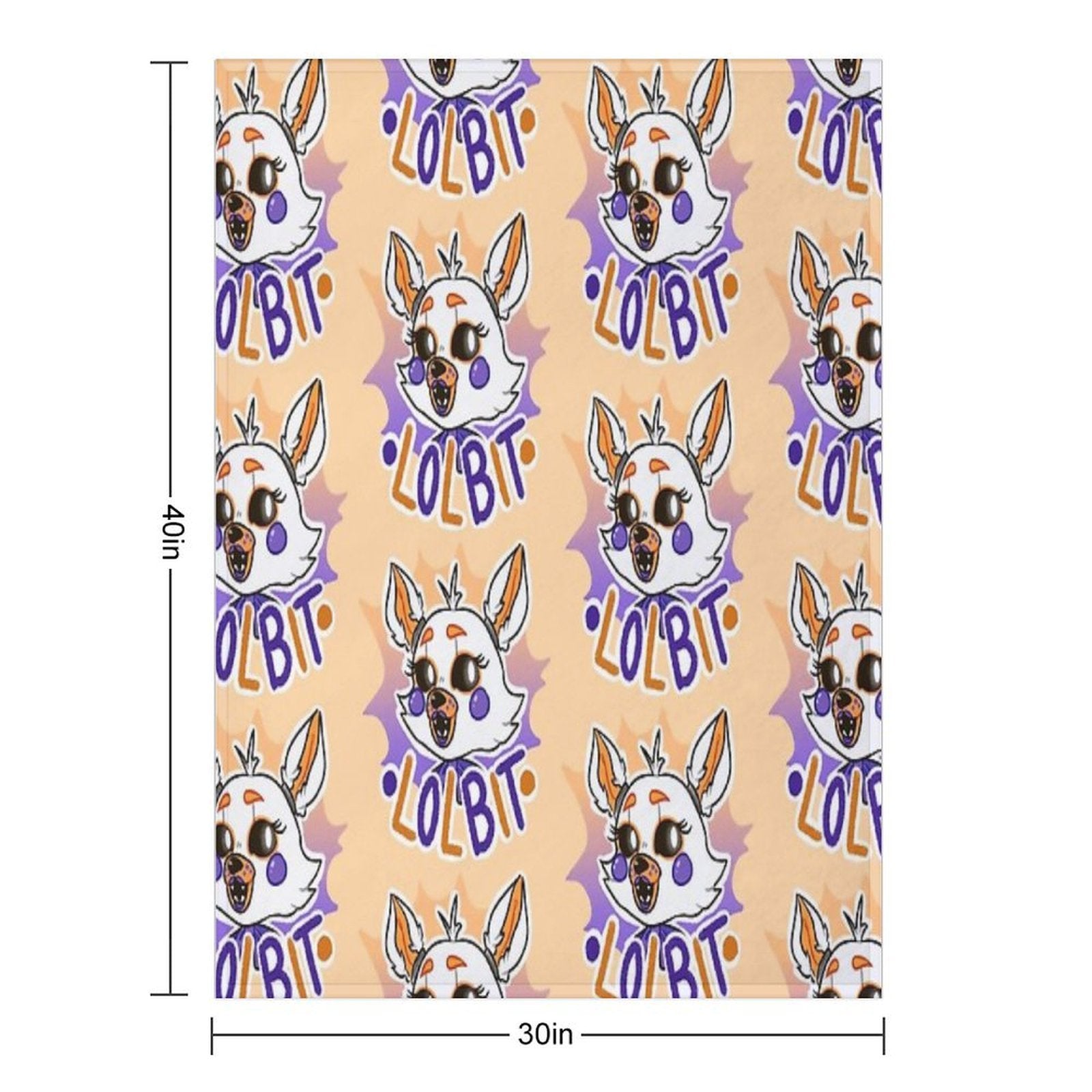 FNaF Lolbit Durable Throw Blanket