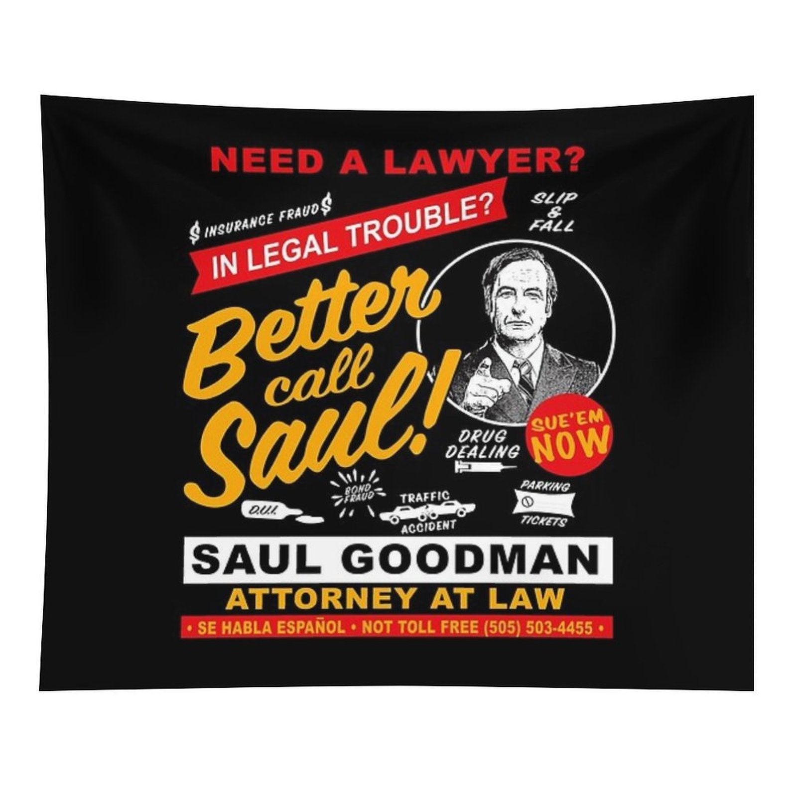 Need A Lawyer Then Call Saul Dks Tapestry