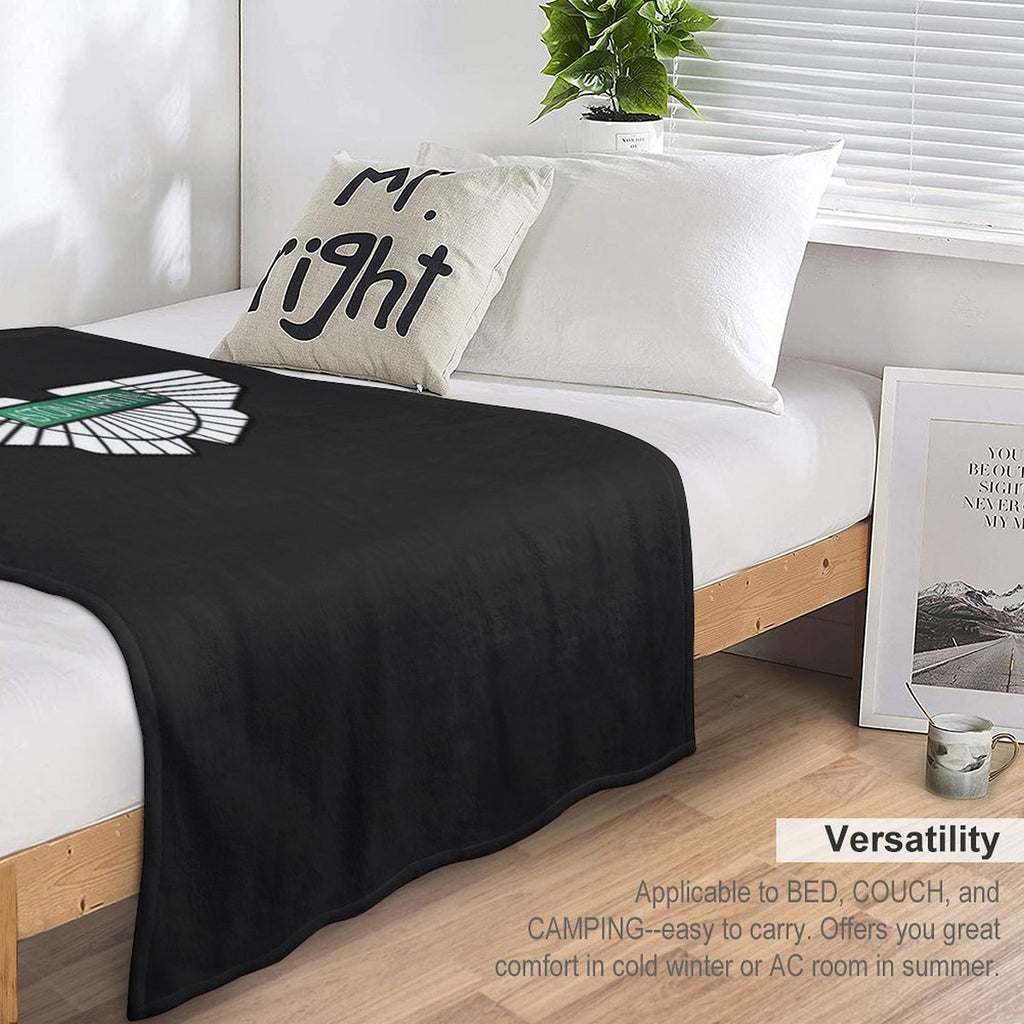 Aston Martin Logo Eco-conscious Throw Blanket