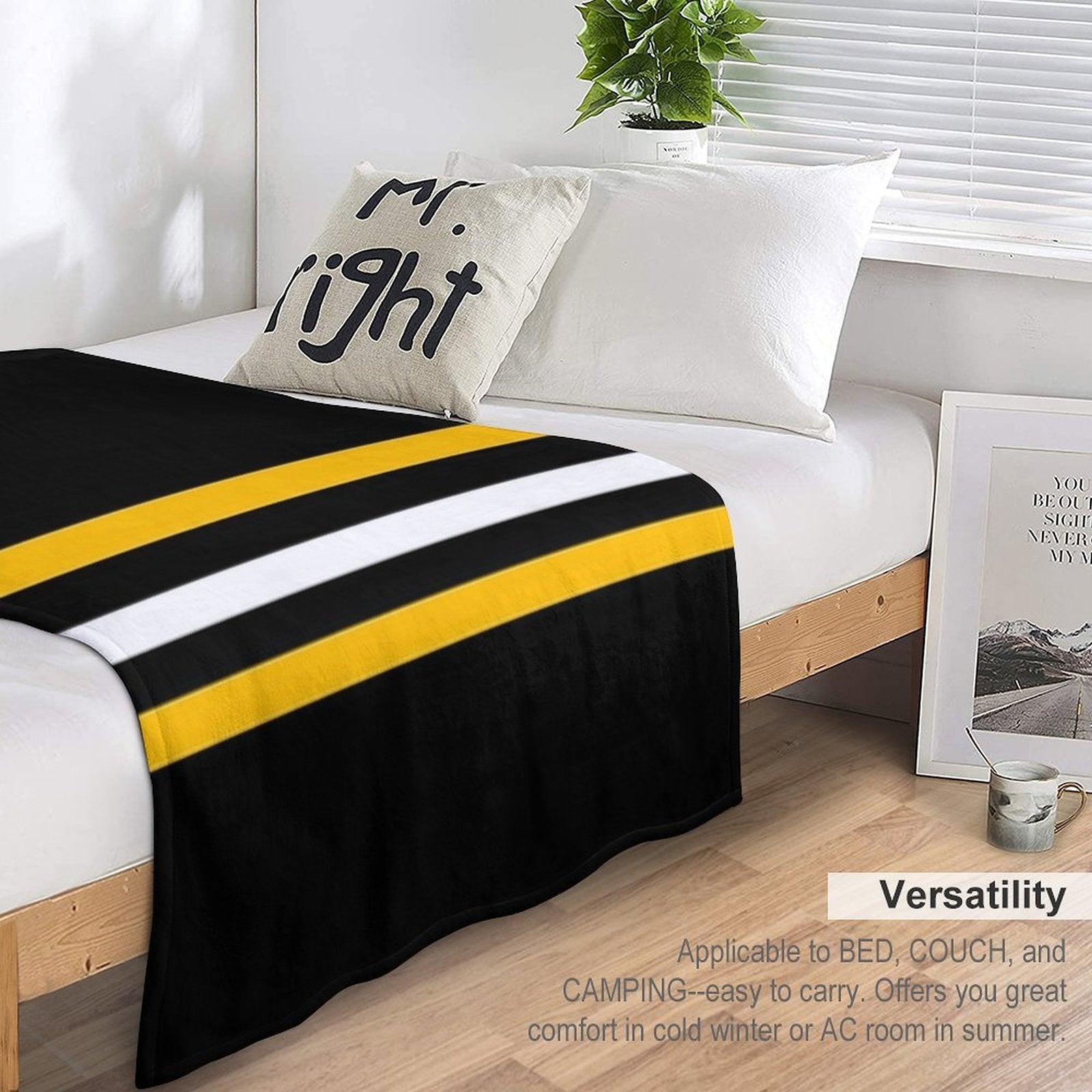 Pittsburgh Third Leggings Velvety-soft Throw Blanket
