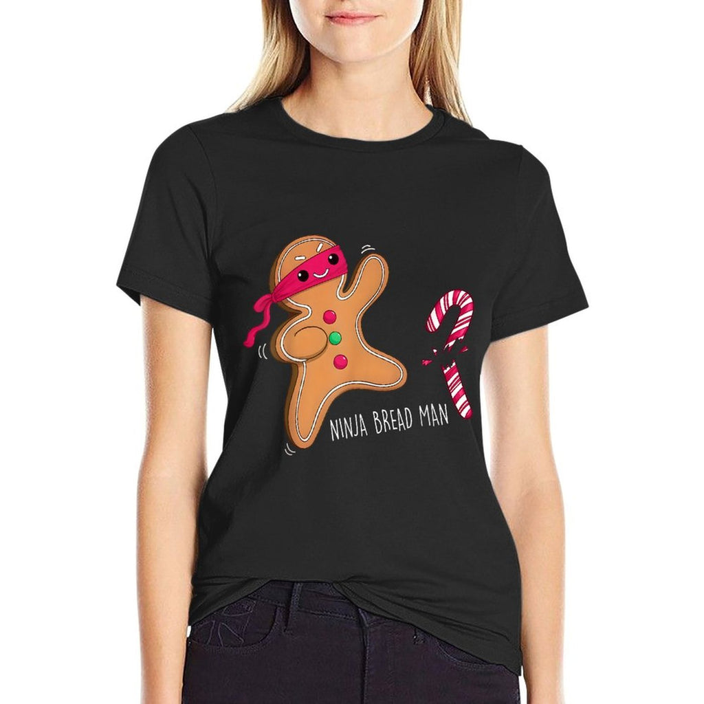 NINJABREAD MAN X Ninja Gingerbread Christmas Gingerbread Ninja  High-quality Stitching T-Shirt