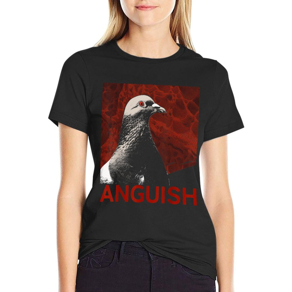Anguish Pigeon Japanese Art Vintage Japanese Anime Lover  Versatile T-Shirt