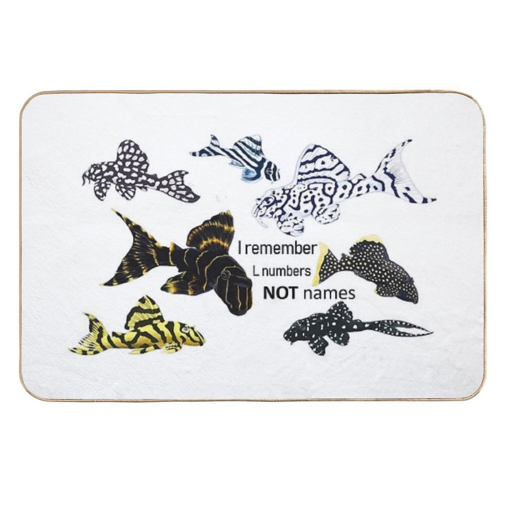 Pleco Collage Truth  Versatile Bath Mat