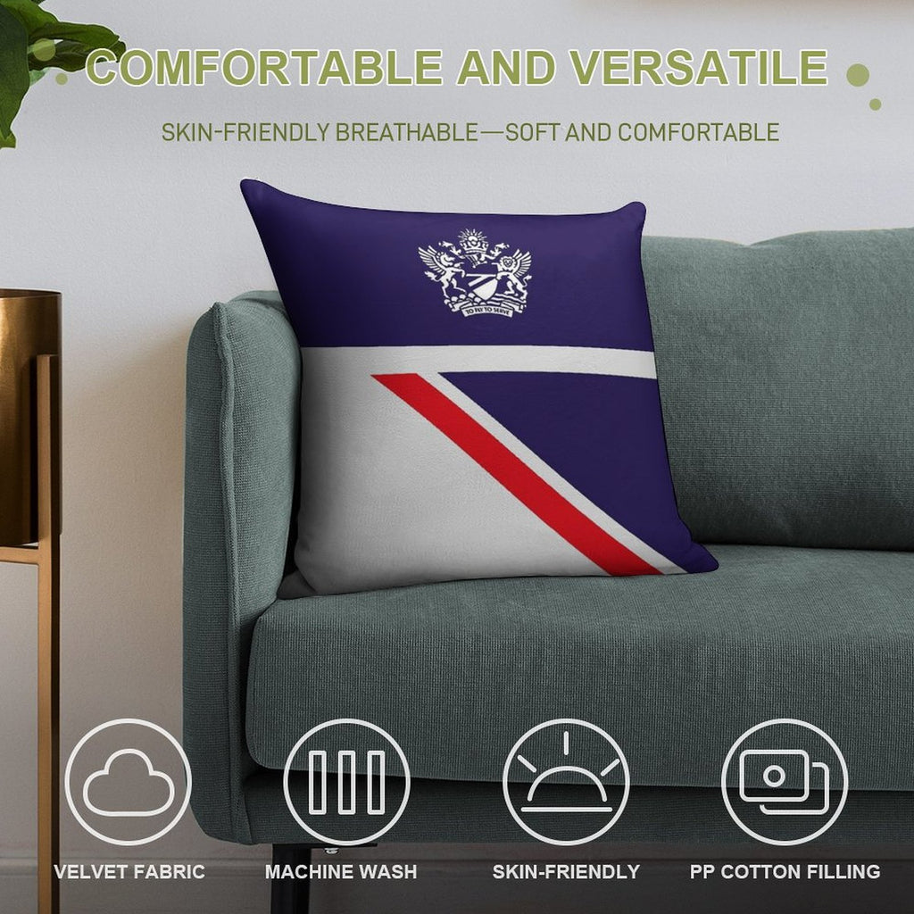 British Airways Landor Design Soft Easy Maintenance Throw Pillow
