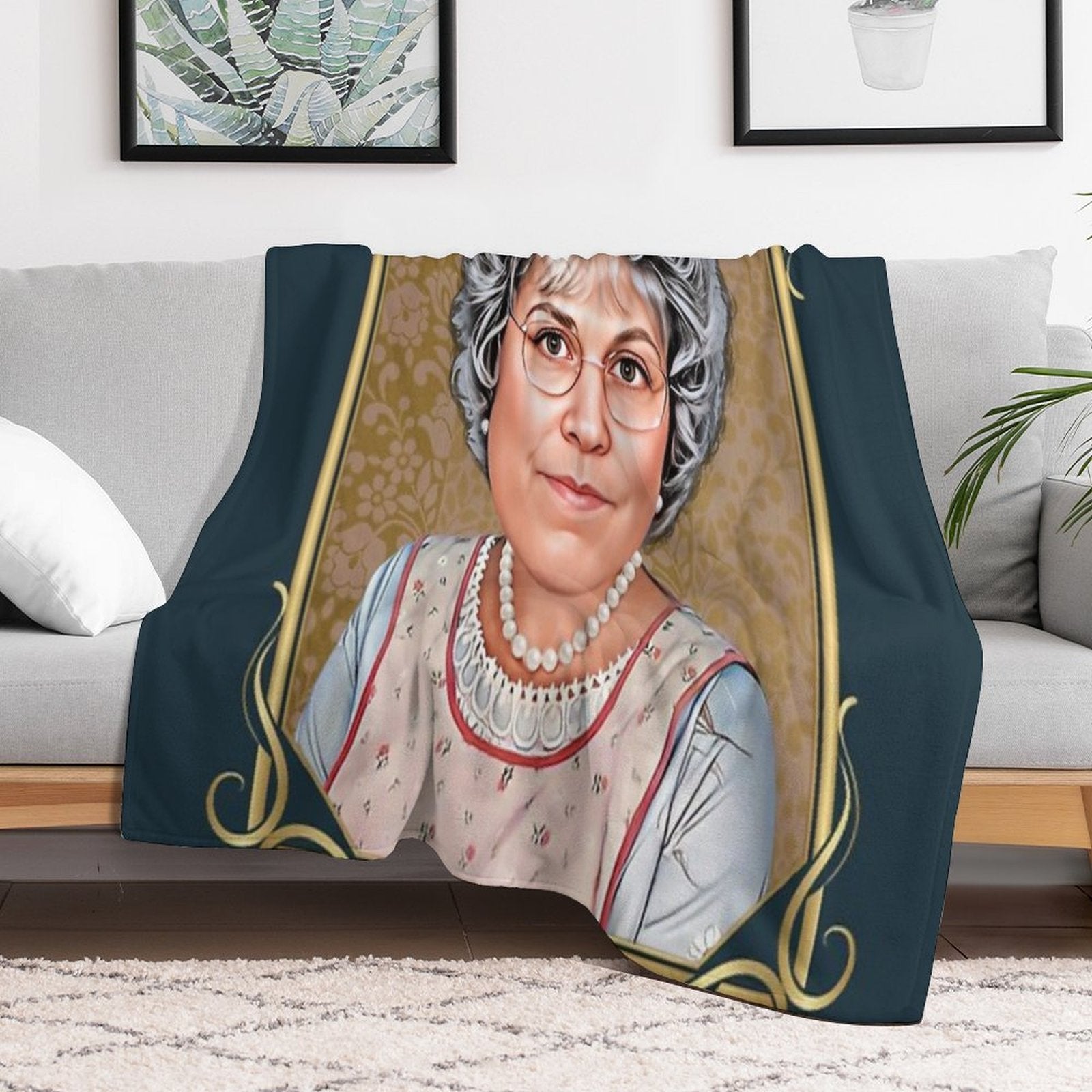 Mama's Family Quick-dry Throw Blanket