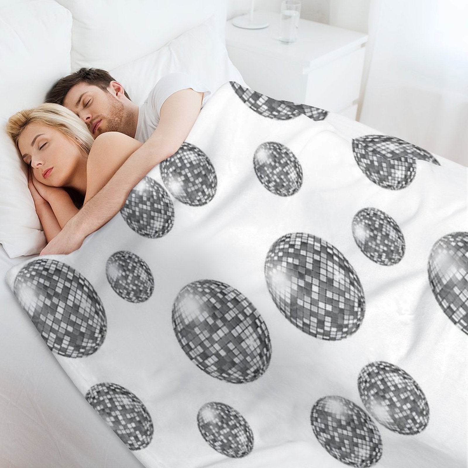 Disco Disco Party Party Disco Ball Velvety-soft Throw Blanket