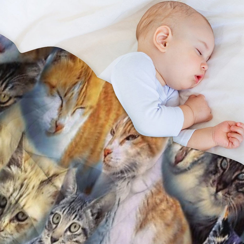 Stray Cats Velvety-soft Throw Blanket