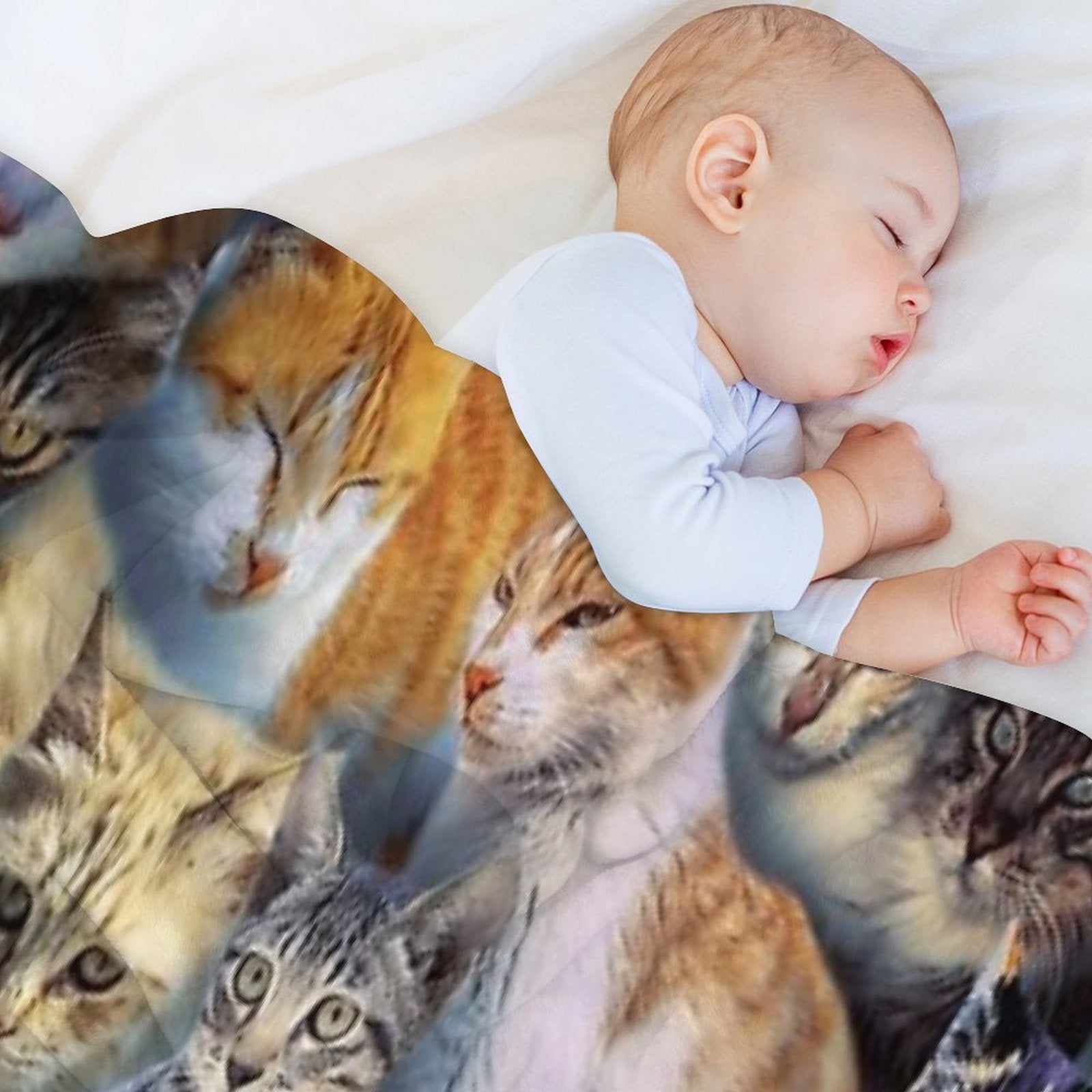 Stray Cats Velvety-soft Throw Blanket