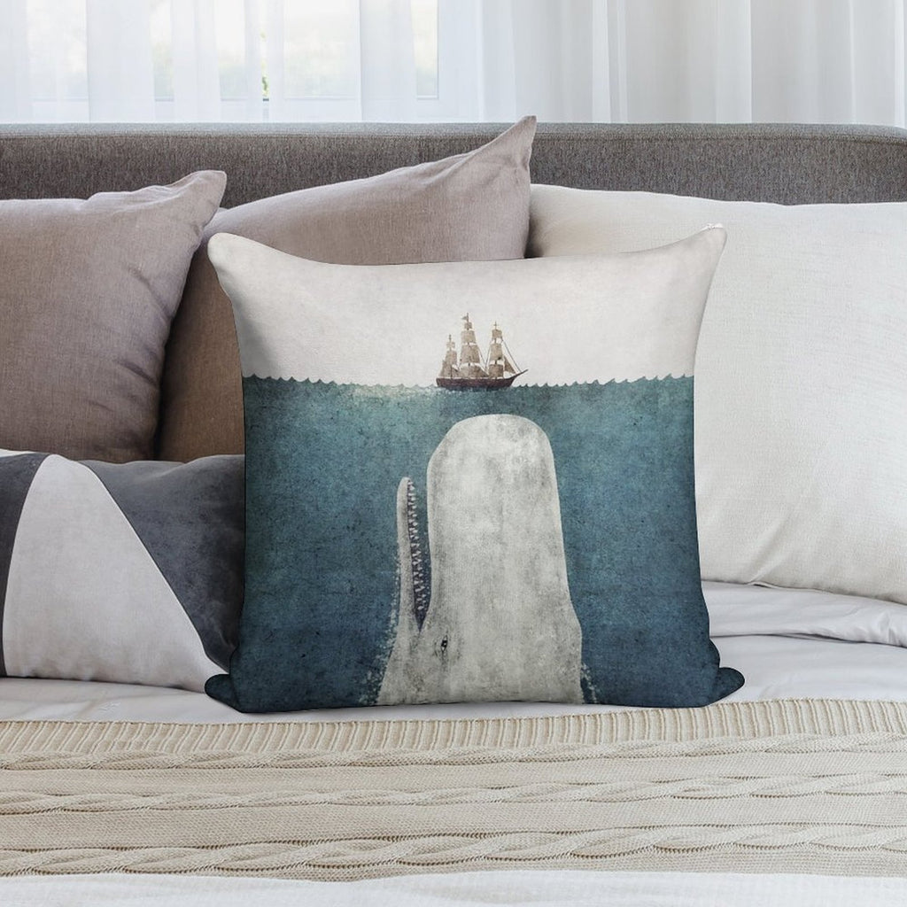 The White Whale Soft Shrink-Resistant Throw Pillow