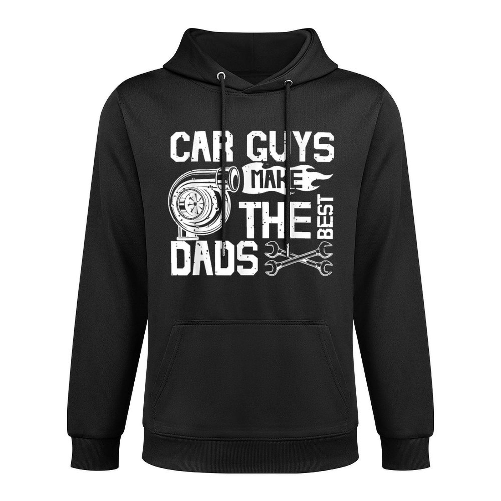 Car Guys Make The Best Dads Fathers Day Mechanic Dad Shape Retention Hoodie