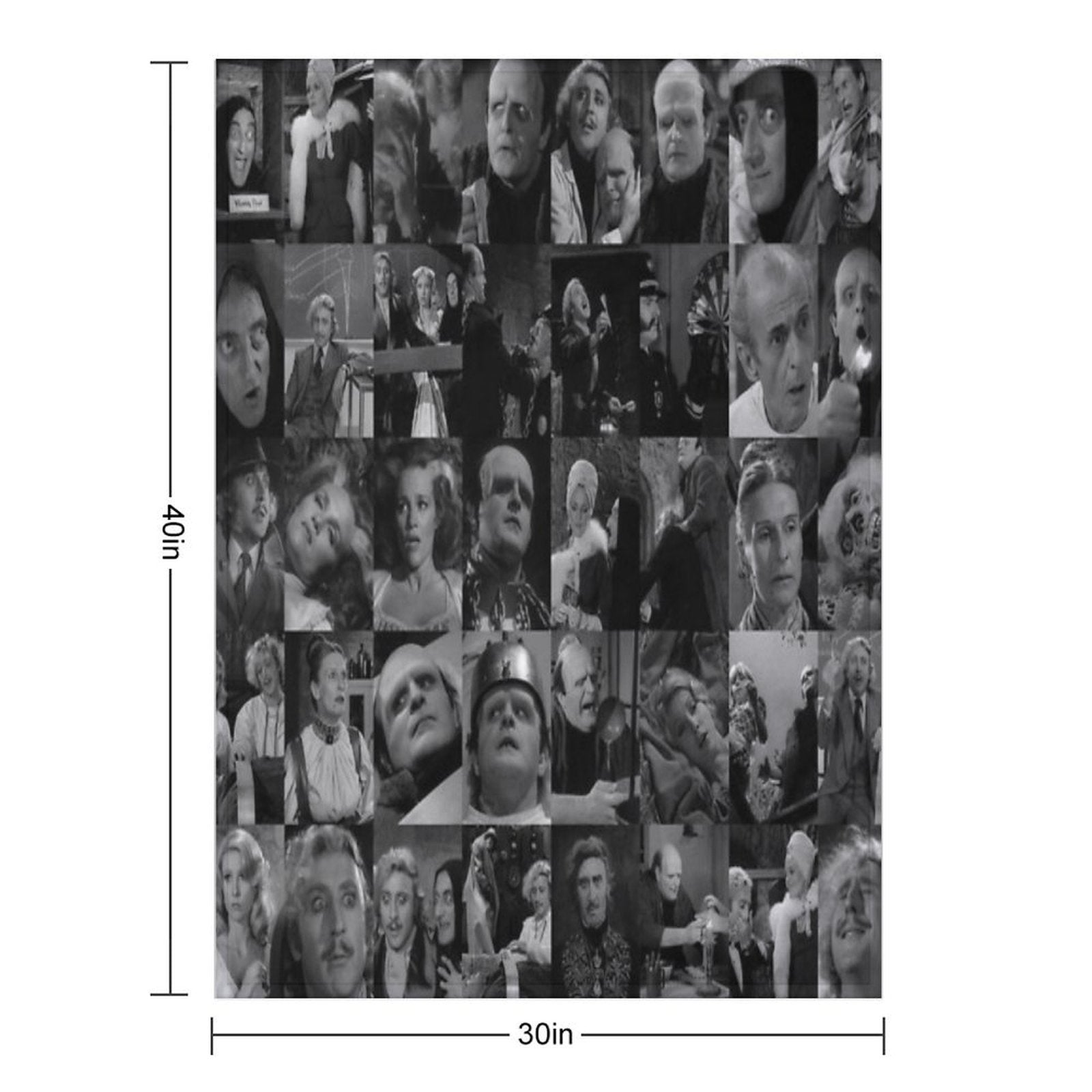 Young Frankenstein Plush Throw Blanket