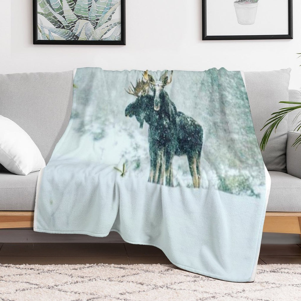Bull Moose Easy Care Throw Blanket