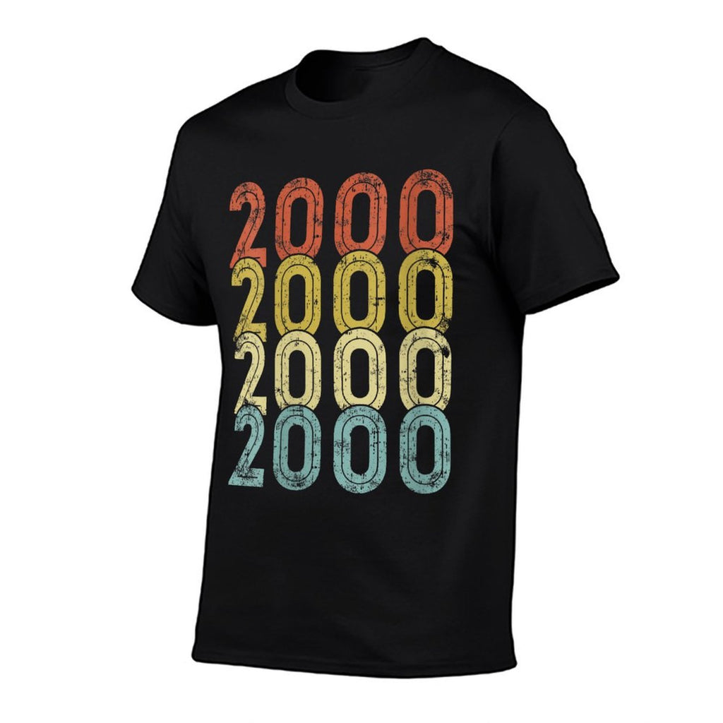 Womens 25 Year Old Birthday Vintage 2000 25th Birthday  Wrinkle-resistant T-Shirt