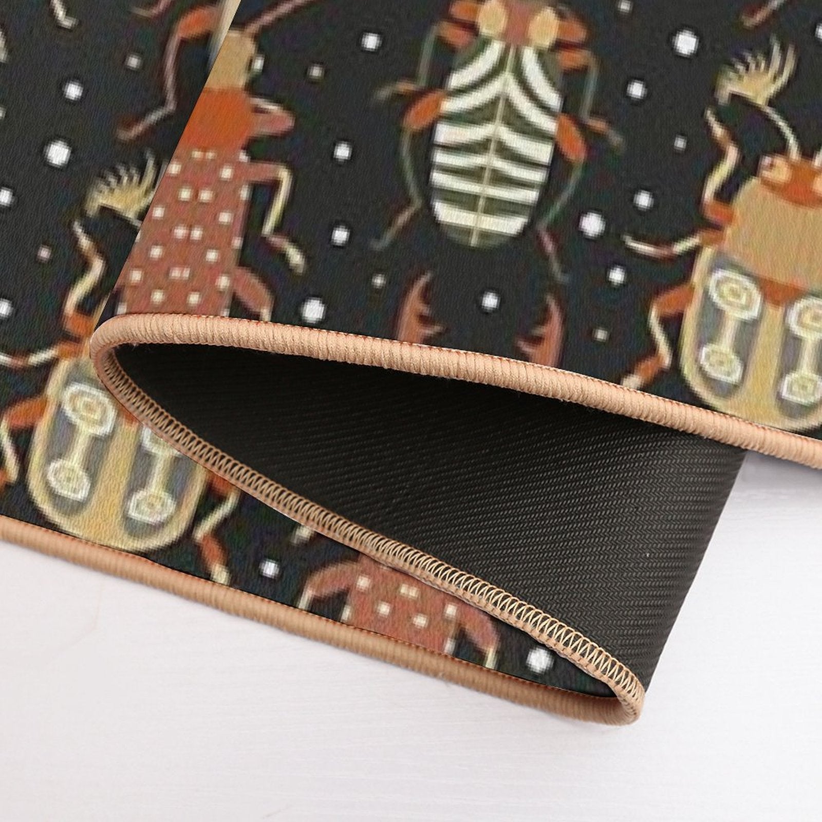 Retro Bugs Durable Bath Mat